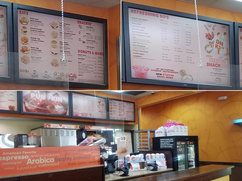 Dunkin' Menu