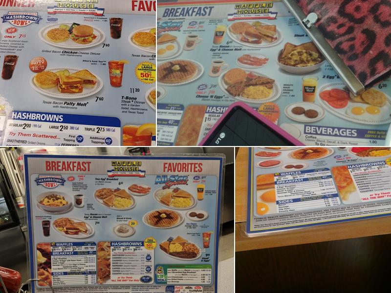 Waffle House Menu