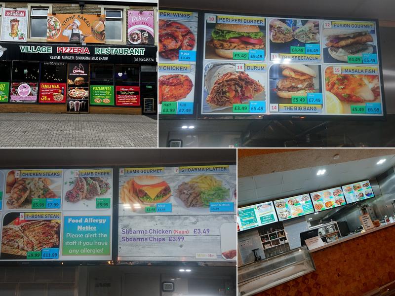 Village Pizzeria Restaurant Menu