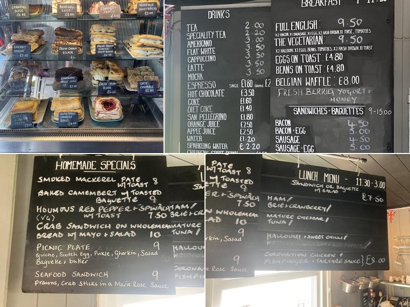 dunes riverside cafe Menu