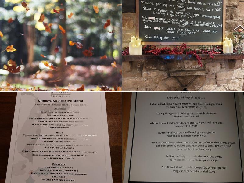 The Craven Heifer, Addingham Menu