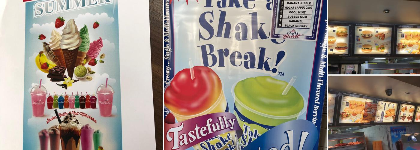 Simpsons Chicken Menu