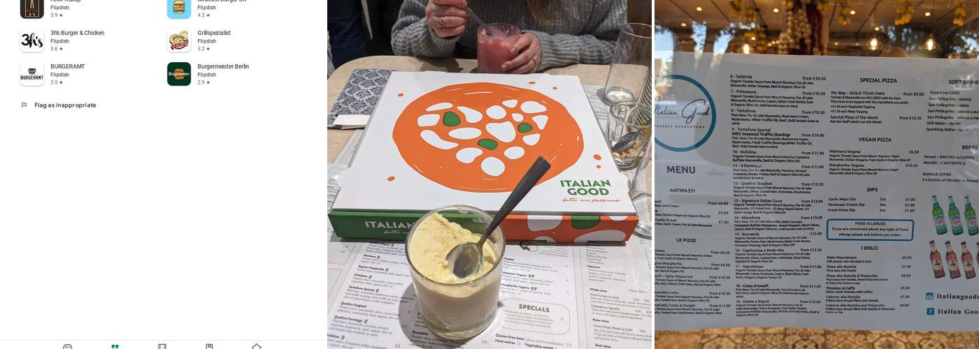 Italian Good - Pizzeria Napoletana Menu