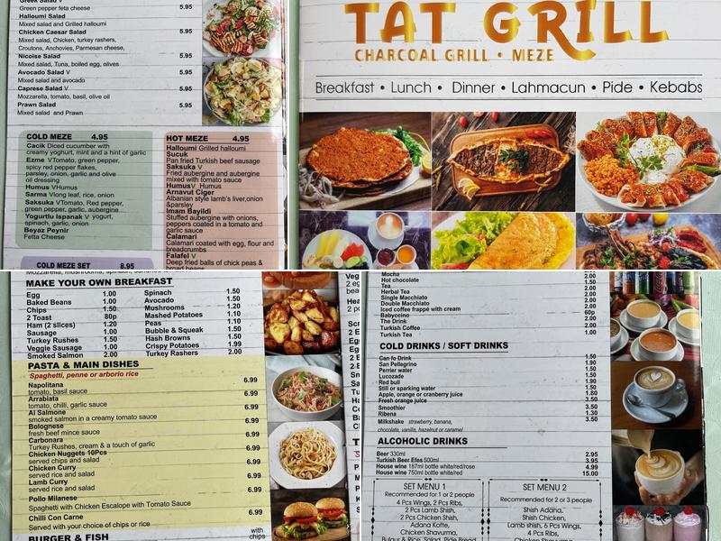 Tat Grill Menu