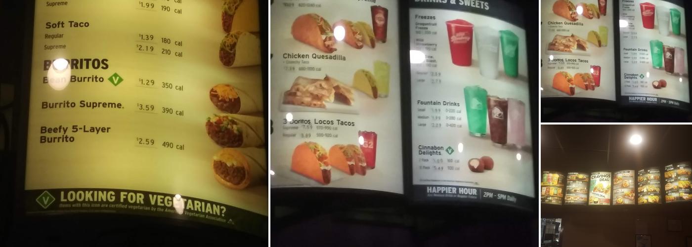 Taco Bell Menu