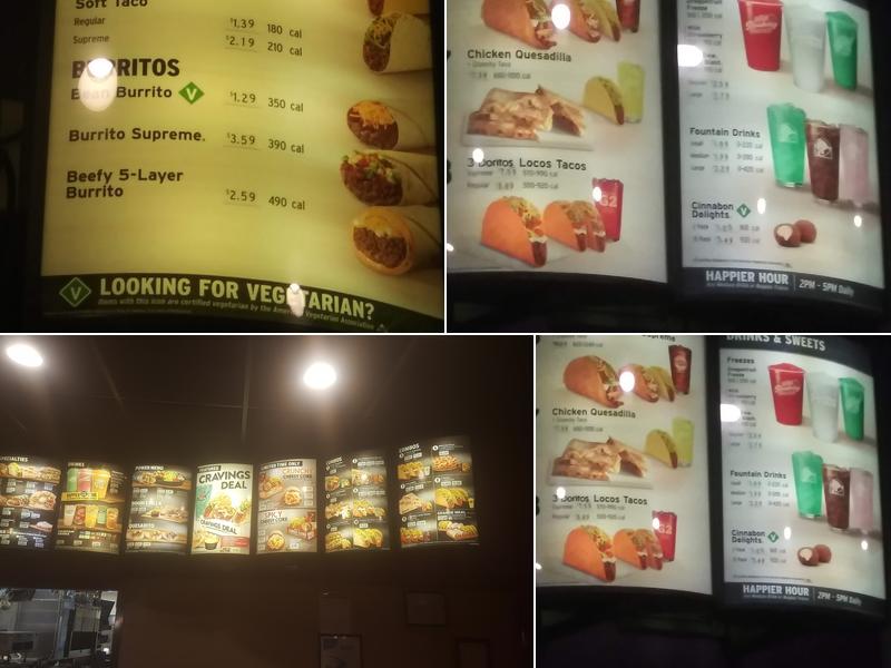 Taco Bell Menu