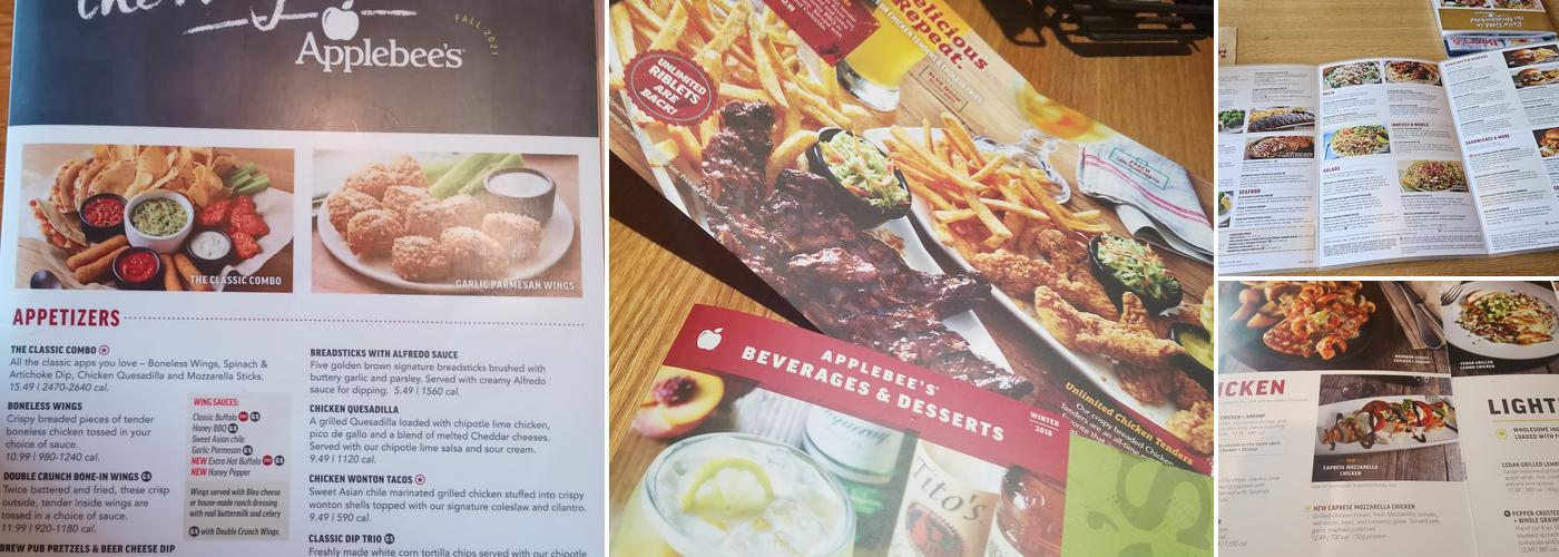 Applebee's Grill + Bar Menu