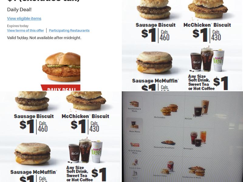 McDonald's Menu
