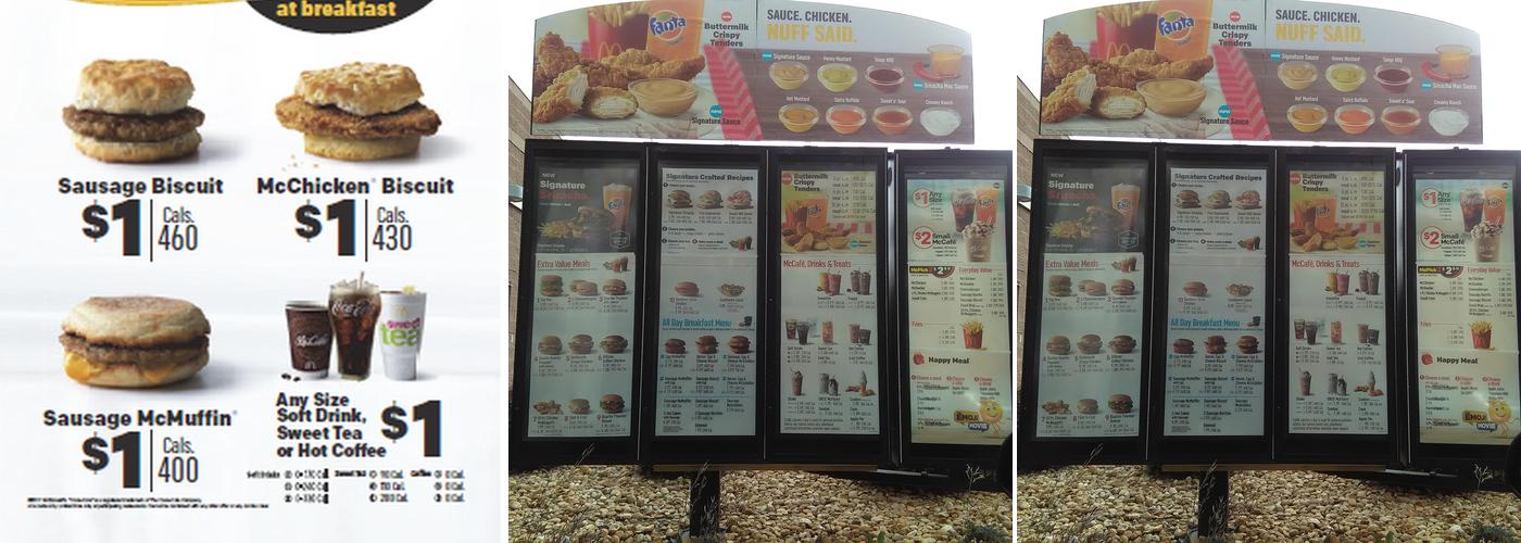 McDonald's Menu