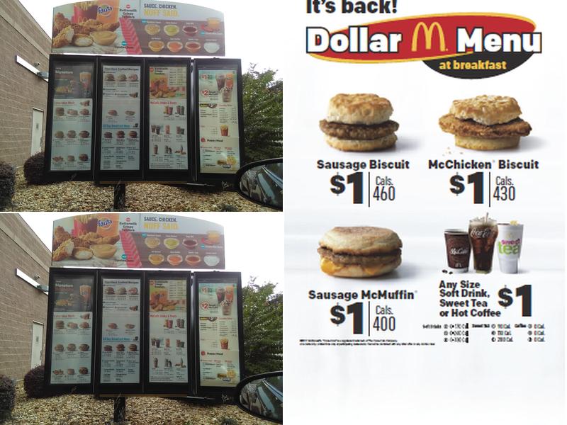 McDonald's Menu