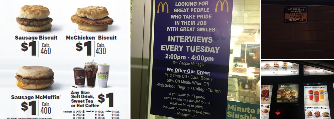 McDonald's Menu