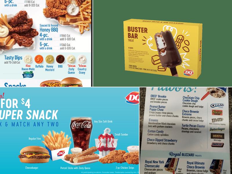 Dairy Queen Grill & Chill Menu