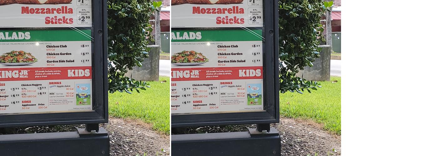 Burger King Menu