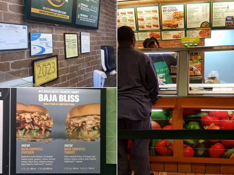 Subway Menu