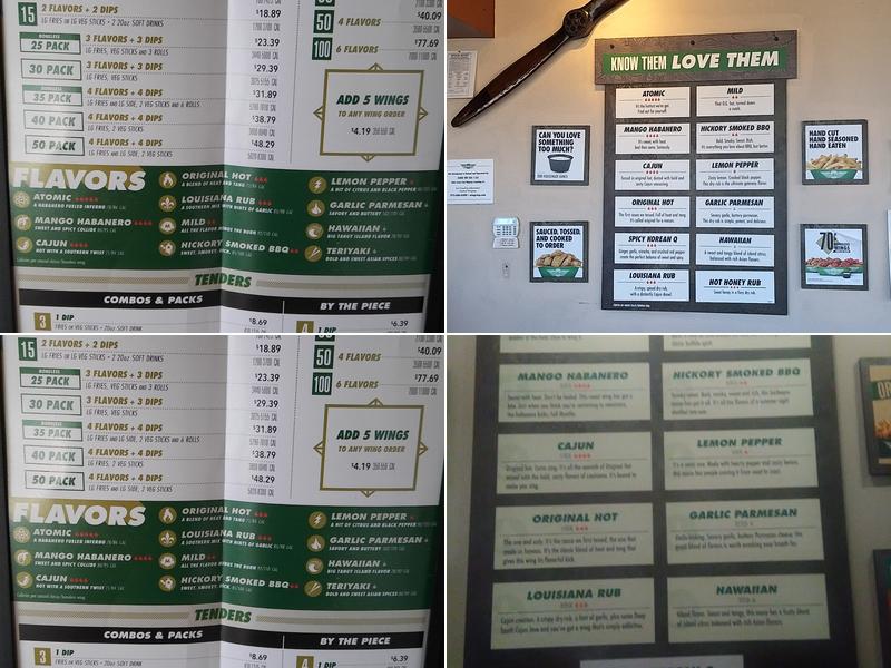 Wingstop Menu