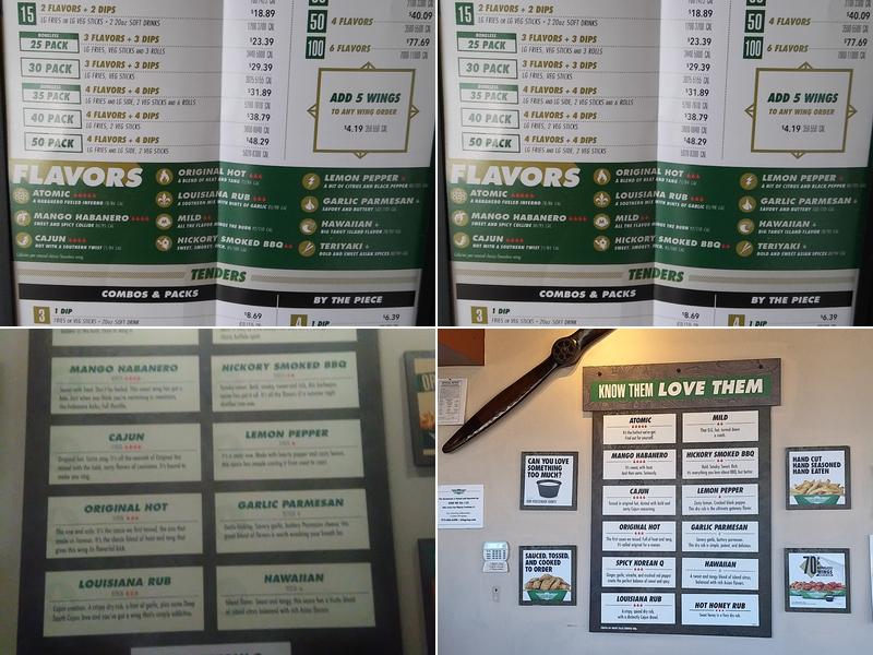 Wingstop Menu
