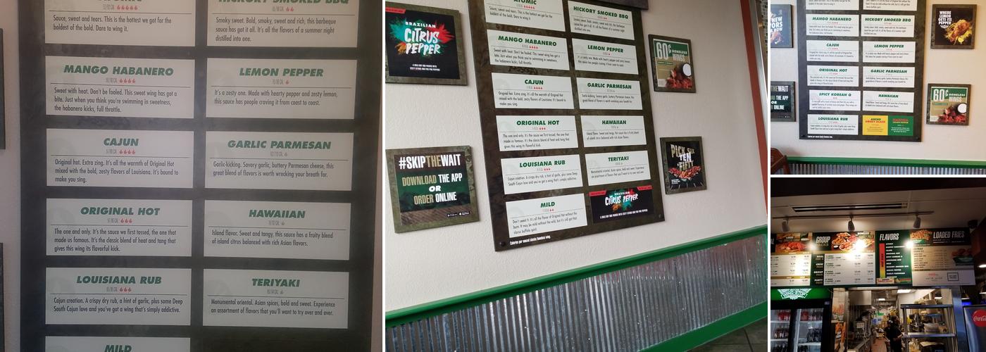 Wingstop Menu