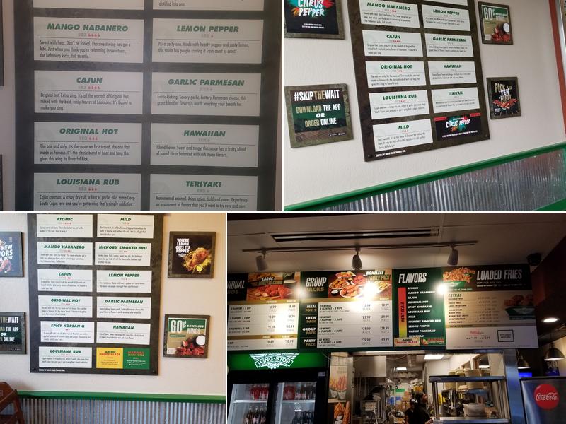 Wingstop Menu