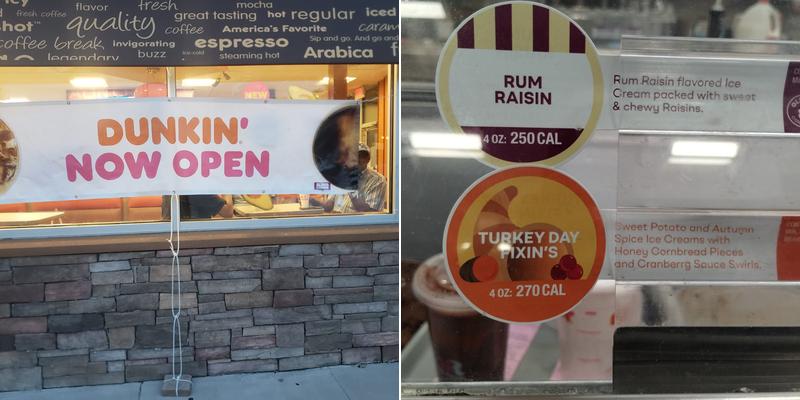 Dunkin' Menu