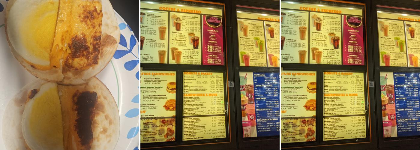 Dunkin' Menu