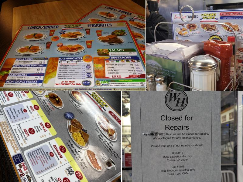 Waffle House Menu