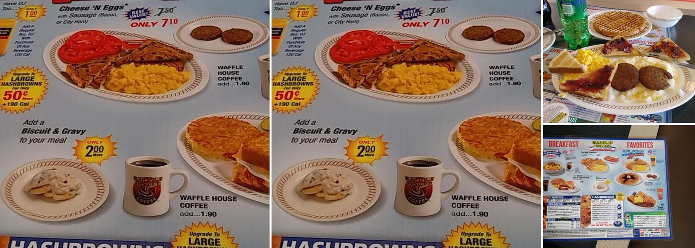 Waffle House Menu