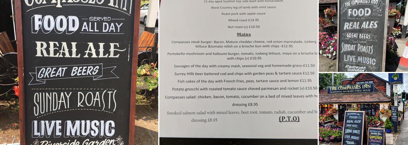 The Compasses Inn Menu