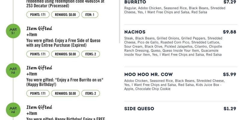 Moe's Southwest Grill Menu