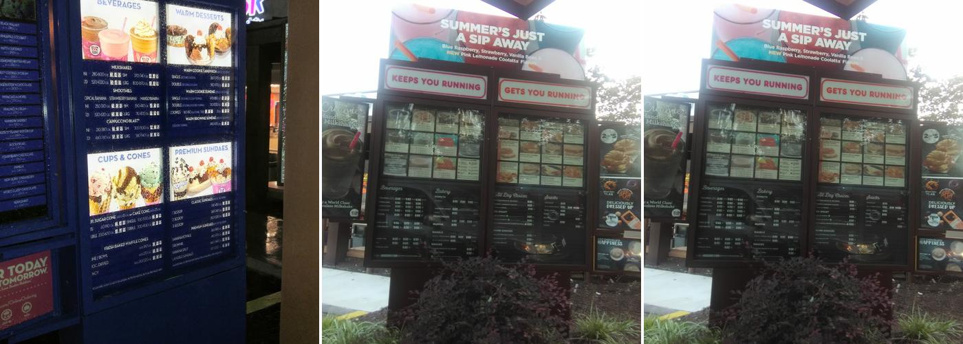 Baskin-Robbins Menu