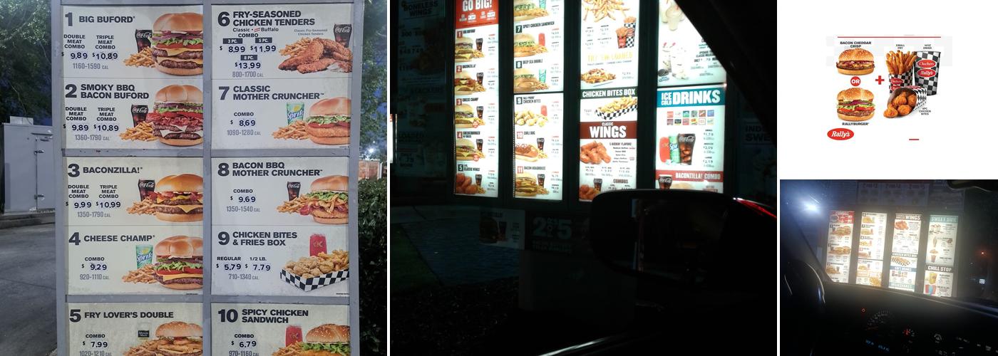 Checkers Menu