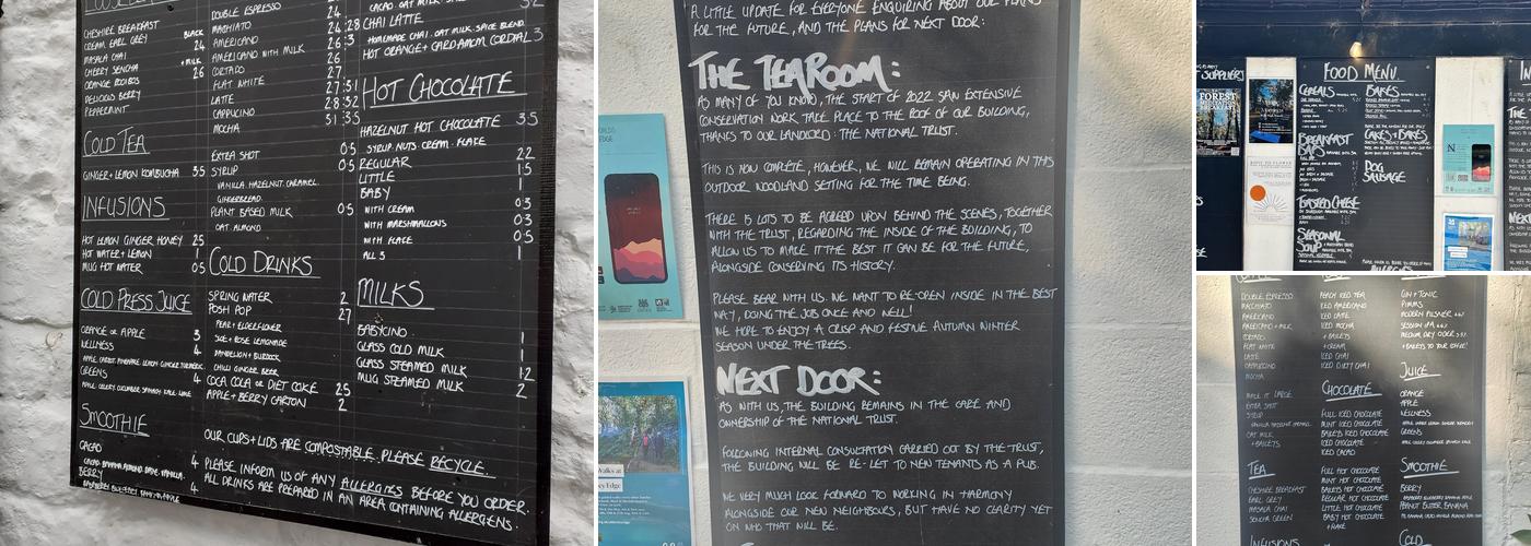 The Wizard Tearoom Menu