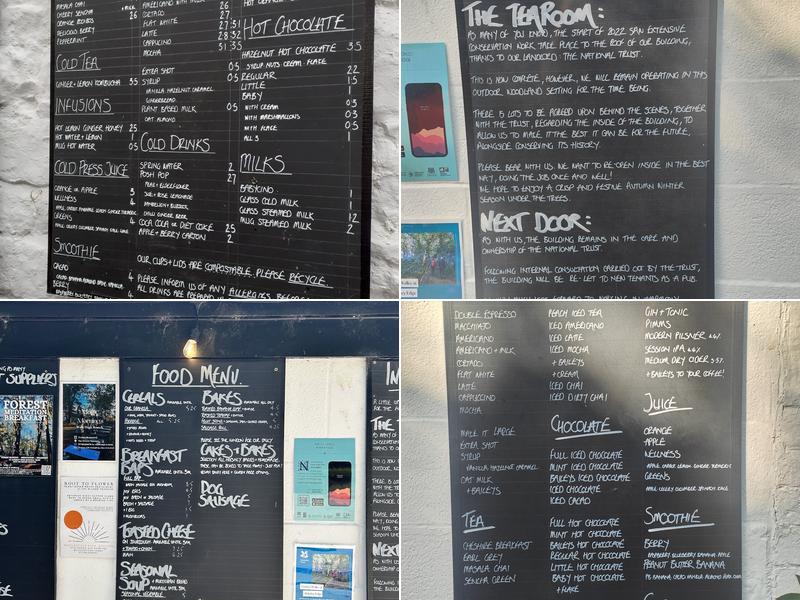The Wizard Tearoom Menu