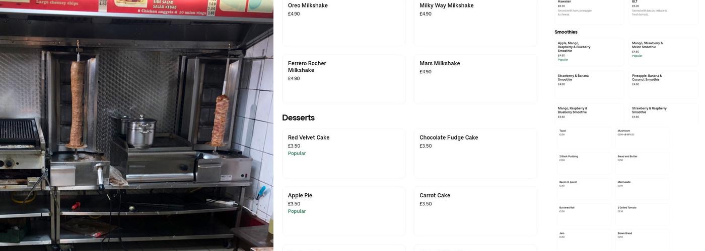 The Best Pizza & Kebab House Menu