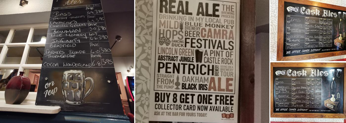 The Steampacket Menu