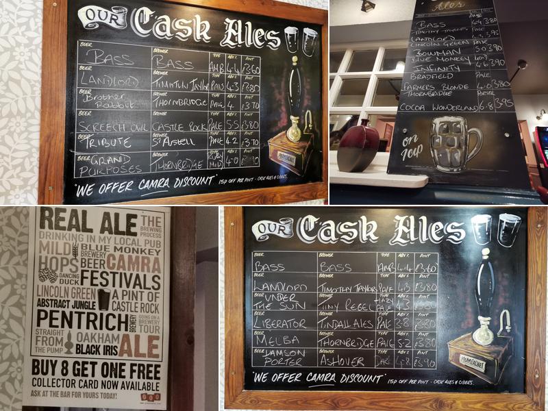 The Steampacket Menu