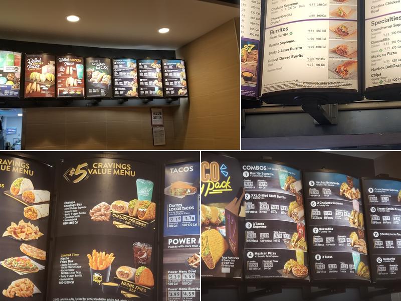 Taco Bell Menu