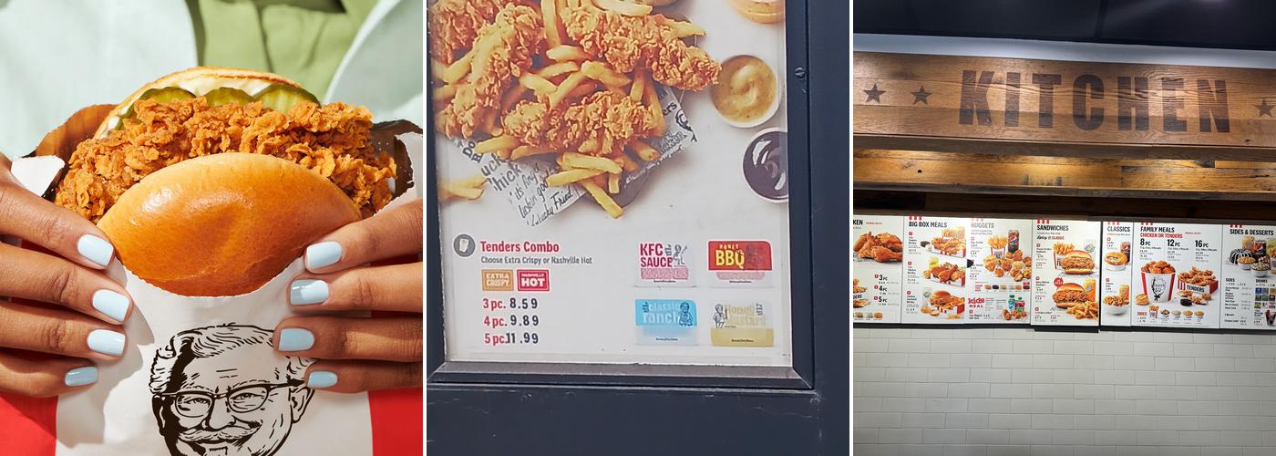 KFC Menu