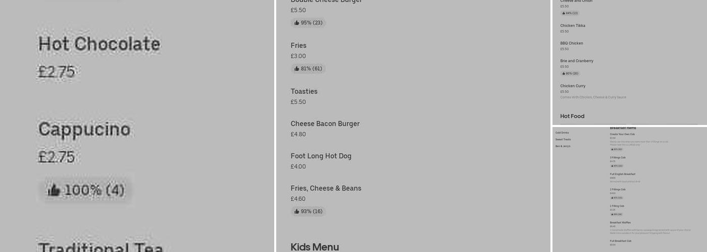 The Pannini Grill Menu