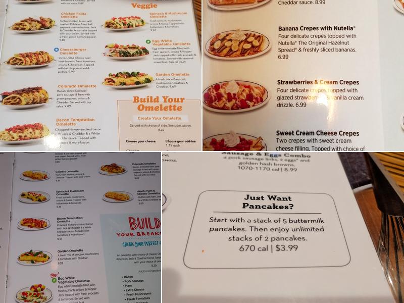 IHOP Menu