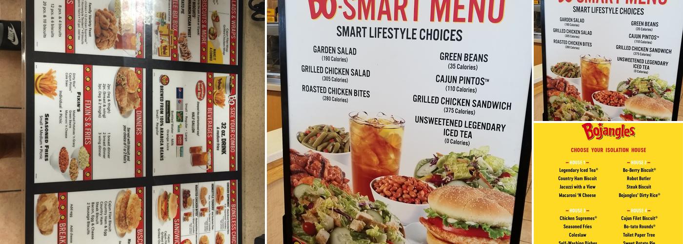 Bojangles Menu