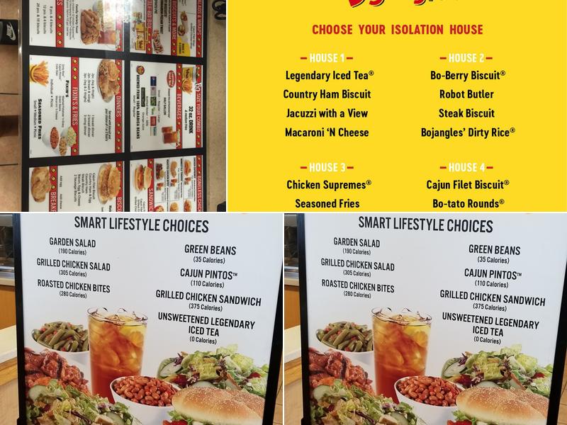 Bojangles Menu