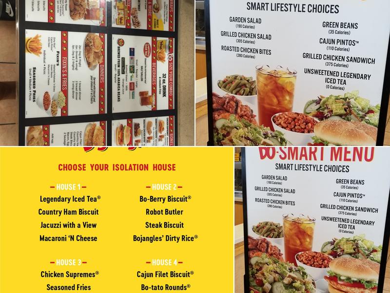 Bojangles Menu