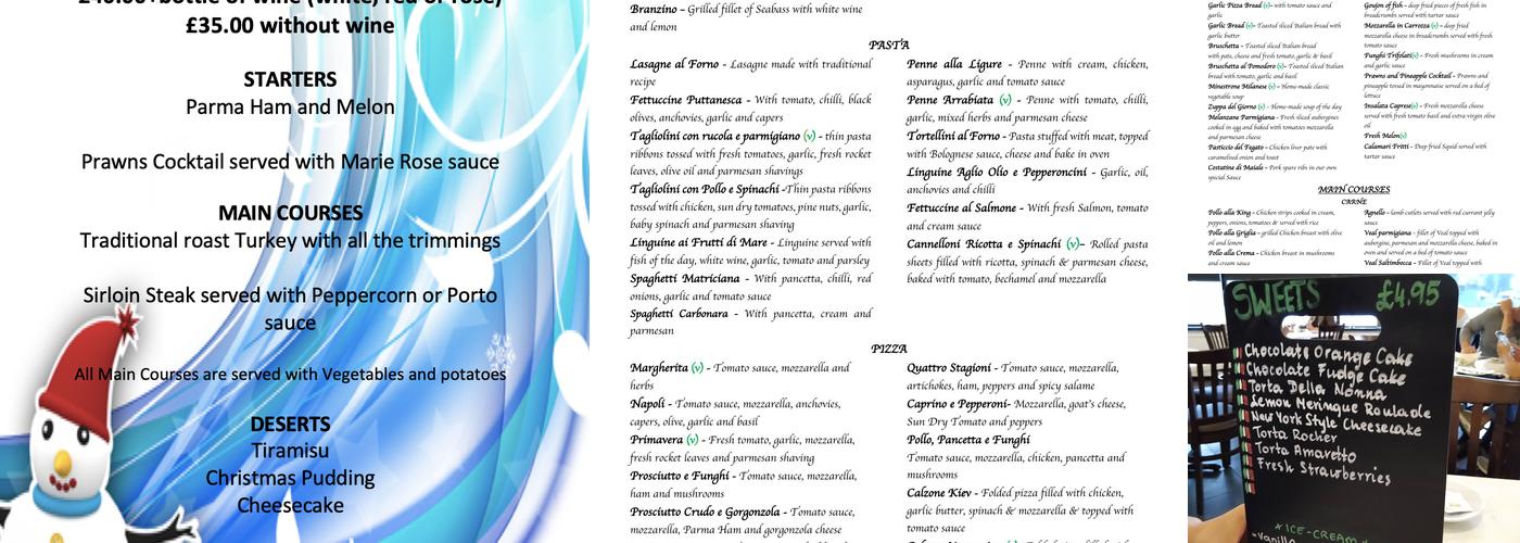 Da Rocchio Ristorante Italiano Menu