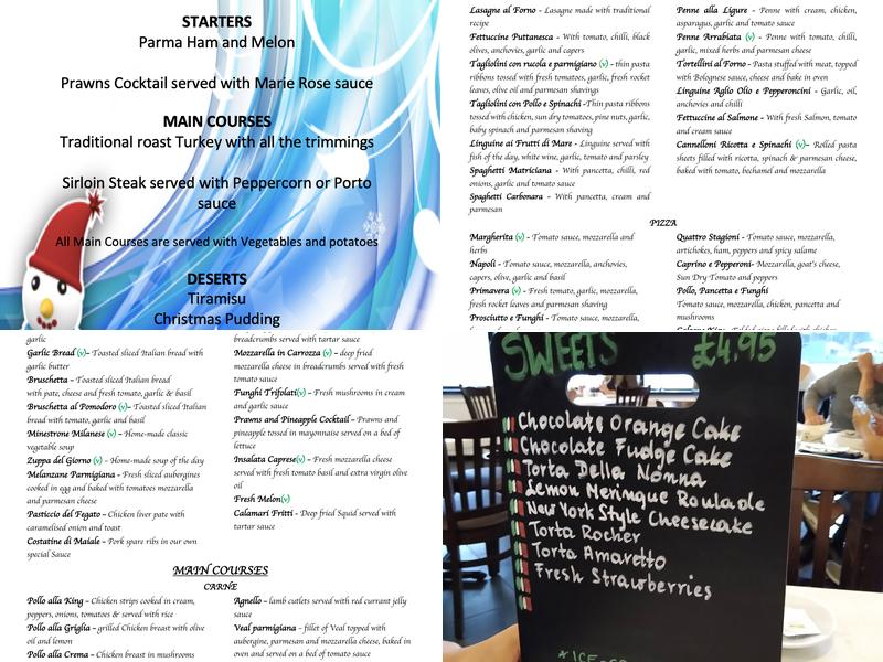 Da Rocchio Ristorante Italiano Menu