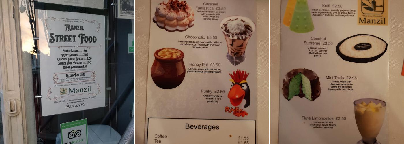 Manzil Restaurant Menu