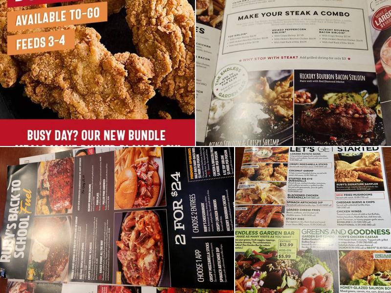 Ruby Tuesday Menu