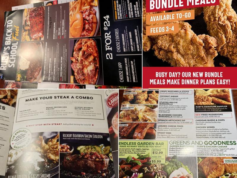 Ruby Tuesday Menu