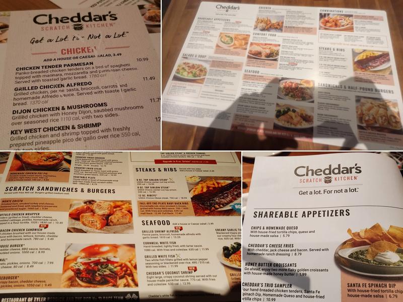 Cheddar's Scratch Kitchen Menu
