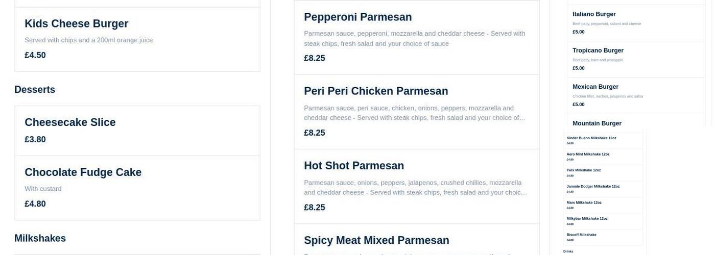 Dhanny's Curry House Menu