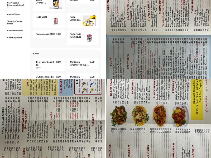 Panda House Menu